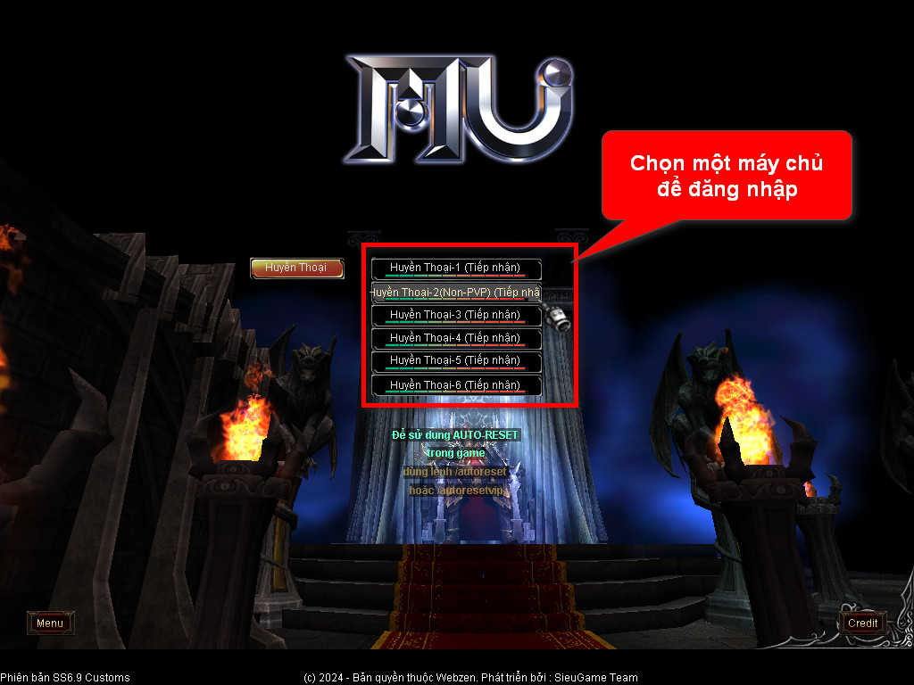 Chức năng chính của Game MU Chiến Thần