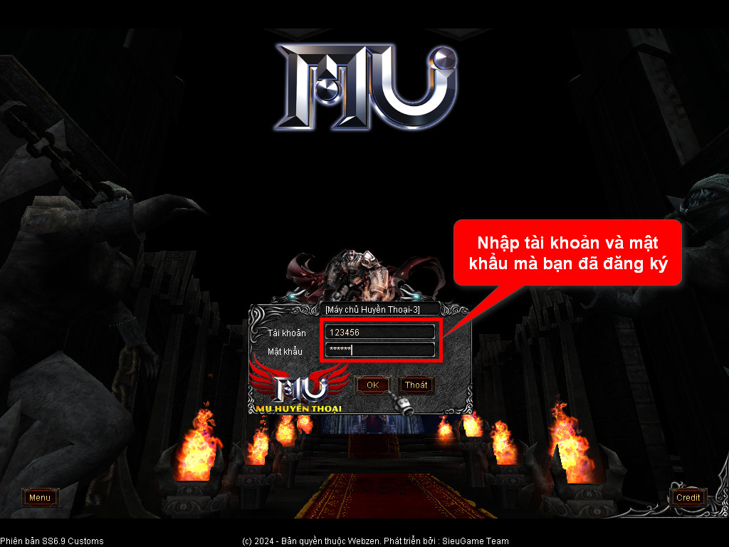 Chức năng chính của Game MU Chiến Thần
